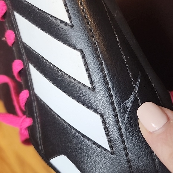 Adidas Kids COPA Soccer Cleats Black/pink/white Size 4 Y - Picture 4 of 8